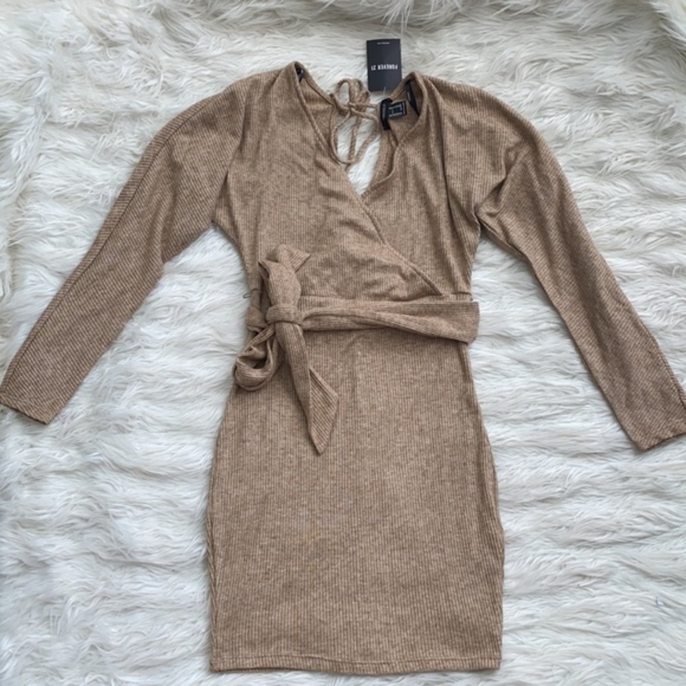 Forever 21 | Heathered‎ Surplice Knit Dress